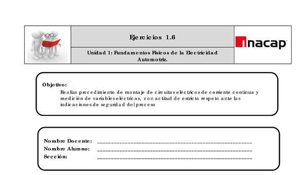 1.6 Ejercicios segunda Ley de Kirchhoff