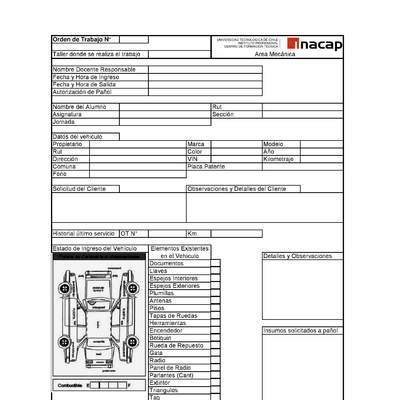 Orden de trabajo