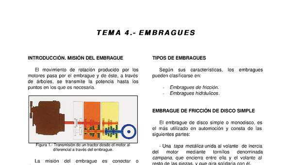 Sistema de embrague