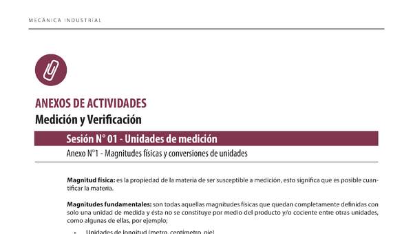 Mecánica industrial-Anexo medición y verificación