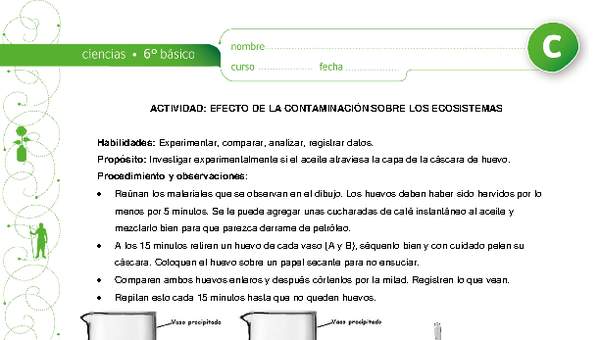 Contaminación y ecosistema