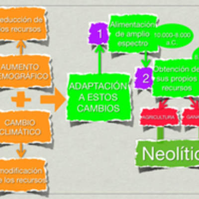 Mapa conceptual Neolítico