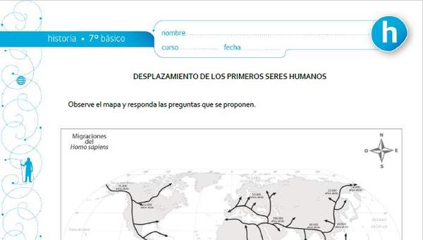 Desplazamiento de los primeros seres humanos