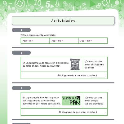 Resolución de problemas que involucra adición y sustracción de números naturales de tres dígitos 4