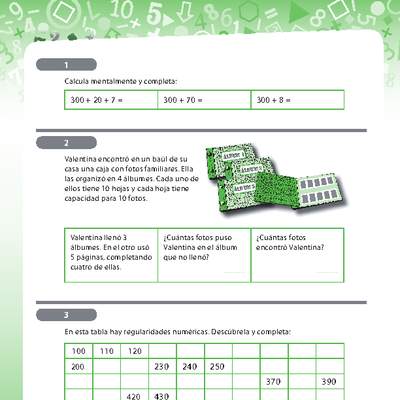 Resolución de problemas que involucra adición de números naturales de tres dígitos 5