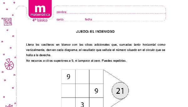 Juego: el ingenioso