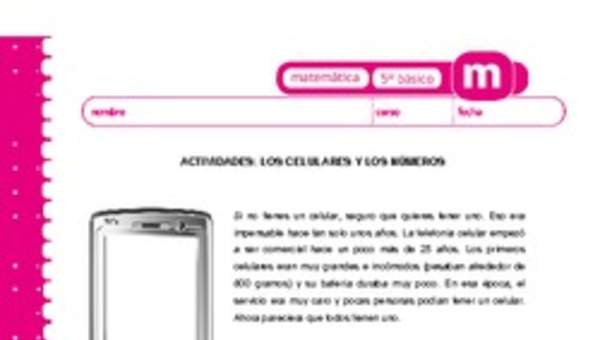 Los celulares y los números