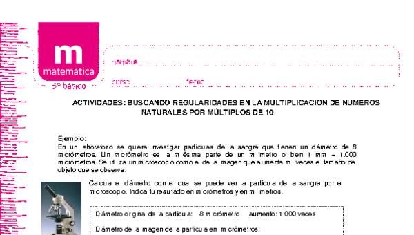 Buscando regularidades en la multiplicacion de números naturales por múltiplos de 10