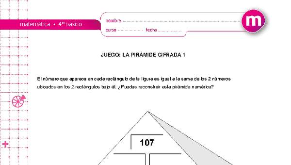 Juego: la pirámide cifrada 1