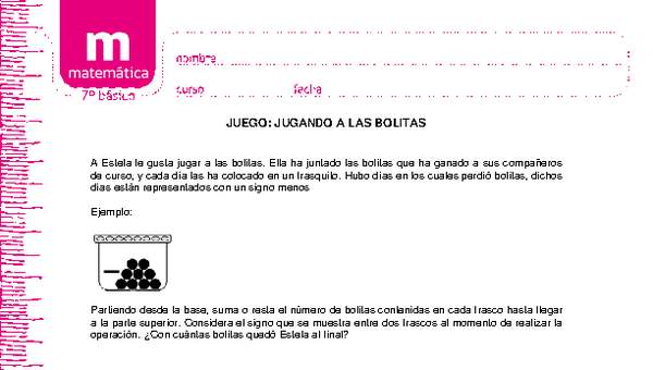 Juego: Jugando a las bolitas