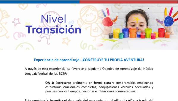 Experiencia Educativa: Construye tu propia aventura