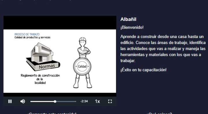 Curso: Albañil