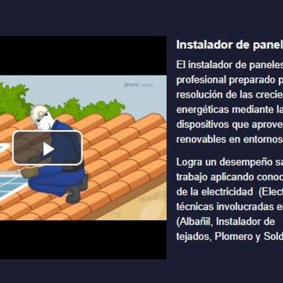 Curso: Instalador de paneles solares