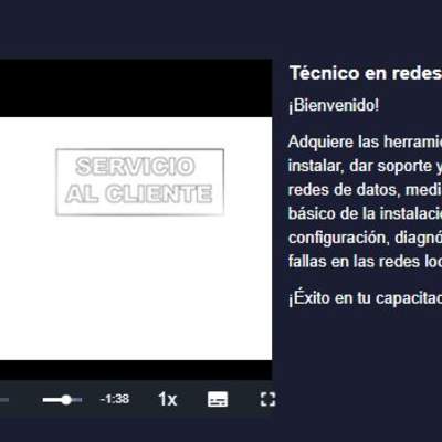 Curso: Técnico en redes de datos