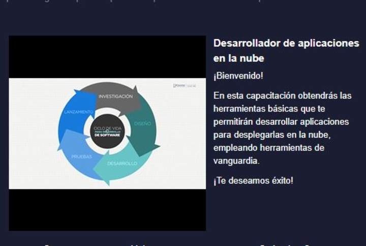 Curso: Desarrollador de aplicaciones en la nube