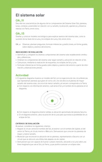 Ejemplo Evaluación Programas - OA11 - OA13 - El sistema solar