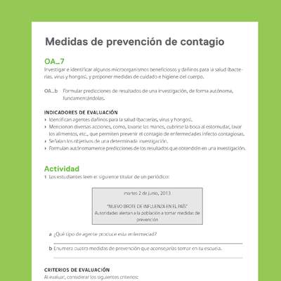 Ejemplo Evaluación Programas - OA07 - Medidas de prevención de contagio