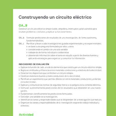 Ejemplo Evaluación Programas - OA09 - Construyendo un circuito eléctrico