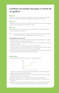 Ejemplo Evaluación Programas - OA13 - OA14 - OA15 - Cambios de estado del agua a través de un gráfico