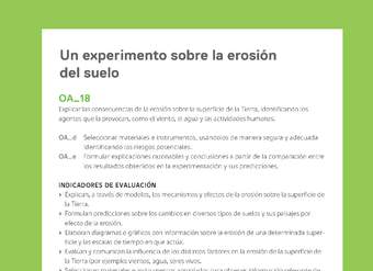 Ejemplo Evaluación Programas - OA18 - Un experimento sobre la erosión del suelo