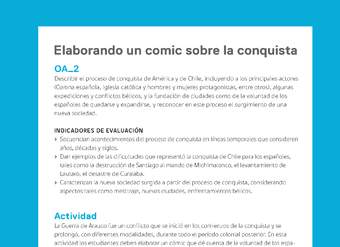 Ejemplo Evaluación Programas - OA02 - Elaborando un comic sobre la conquista