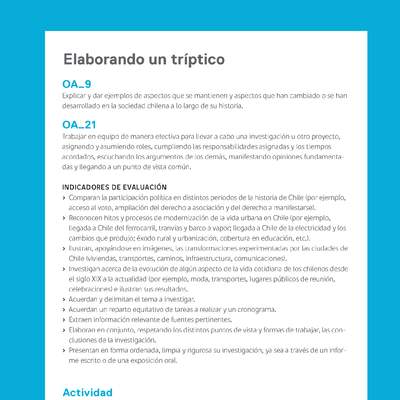 Ejemplo Evaluación Programas - OA09 - OA21 - Elaborando un tríptico