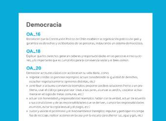 Ejemplo Evaluación Programas - OA16 - OA18 - OA20 - OA24 - Democracia