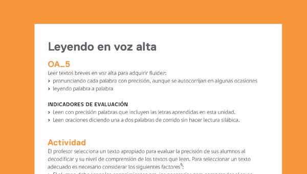 Ejemplo Evaluación Programas - OA05 - Leyendo en voz alta