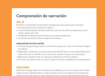 Ejemplo Evaluación Programas - OA08 - Comprensión de narración