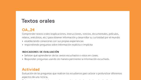 Ejemplo Evaluación Programas - OA24 - Textos orales