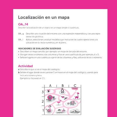 Evaluación Programas - MA03 OA14 - U4 - Localización en un mapa