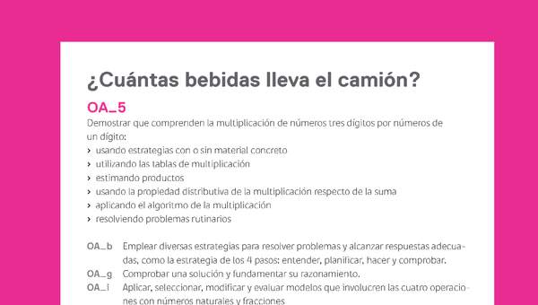 Evaluación Programas - MA04 OA05 - U1 - ¿Cuántas bebidas lleva el camión?