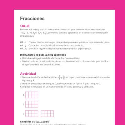 Evaluación Programas - MA04 OA08 - U3 - Fracciones