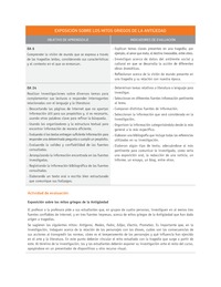 Evaluación Programas - LE1M OA06 - OA24 - U3 - EXPOSICIÓN SOBRE LOS MITOS GRIEGOS DE LA ANTIGÜEDAD