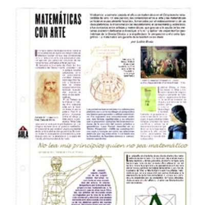 Matemáticas con arte