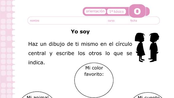 Actividad: Yo soy OA2 1º y 2º básico OA1