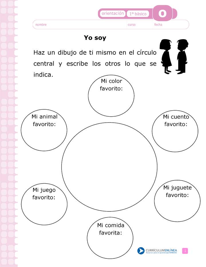 Actividad: Yo soy OA2 1º y 2º básico OA1