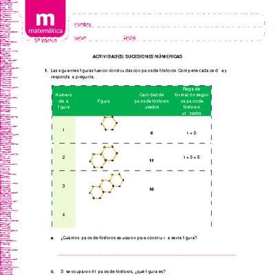 Sucesiones numéricas