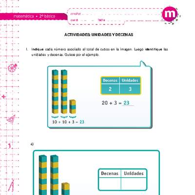 Unidades y decenas