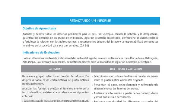 Evaluación Programas - HI2M OA24 - U4 - REDACTANDO UN INFORME