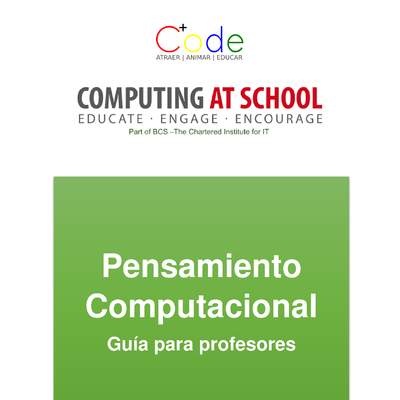 Guía docente: Pensamiento computacional