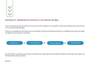 Actividad 10 guía educativa agua 7° y 8° Básico