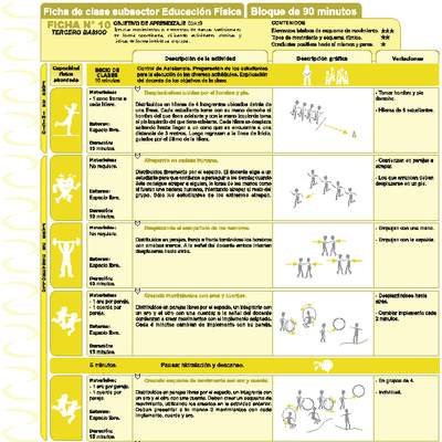 Expresión Corporal y Danza Ficha N° 10