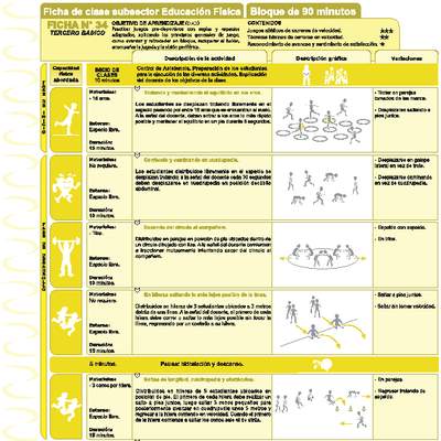 Juegos Predeportivos Ficha N° 34