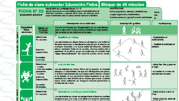 Habito y cultura de movimiento Ficha N° 23