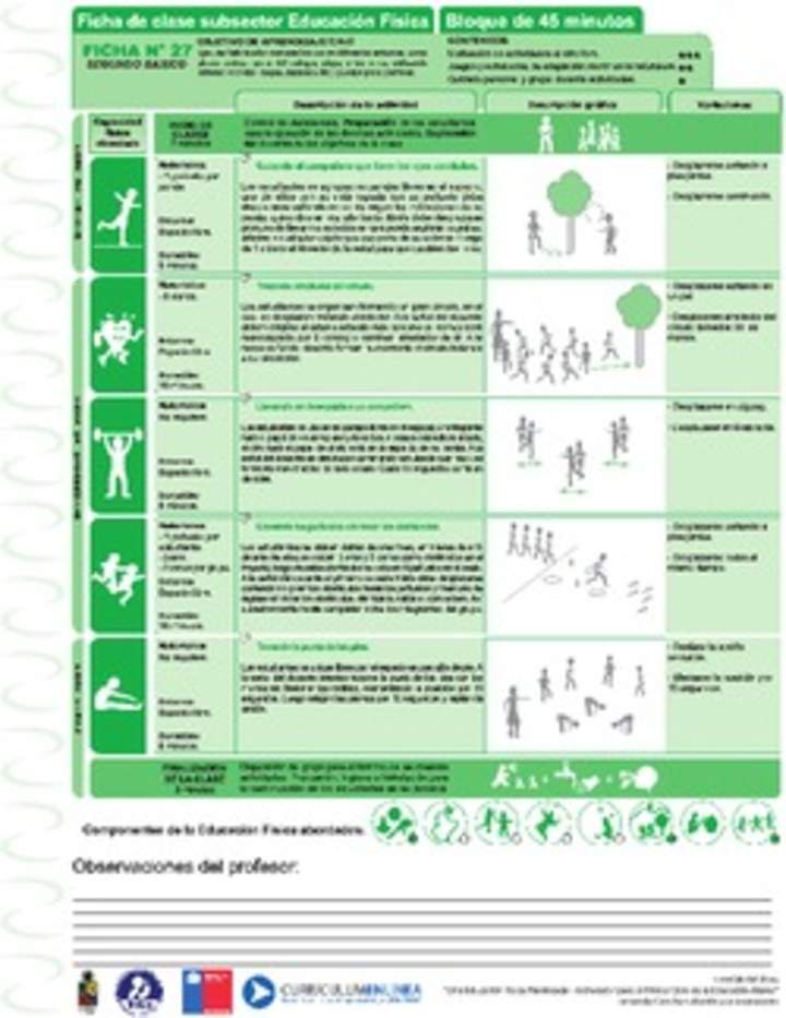 Ejercicio en entorno natural Ficha N° 27