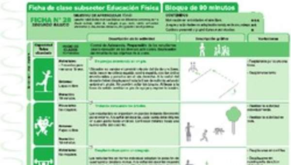 Ejercicio en entorno natural Ficha N° 28