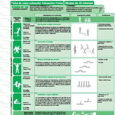 Ejercicio en entorno natural Ficha N° 35