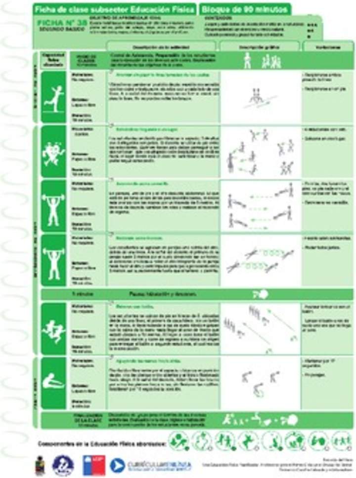 Ejercicio en entorno natural Ficha N° 38