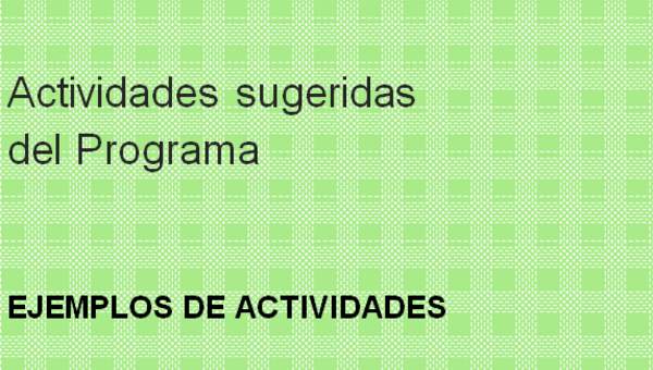 Actividades sugeridas Unidad 2